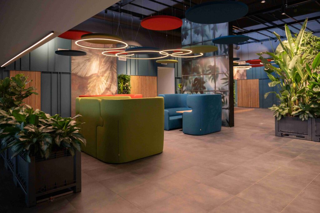 Postazioni ufficio con domotica